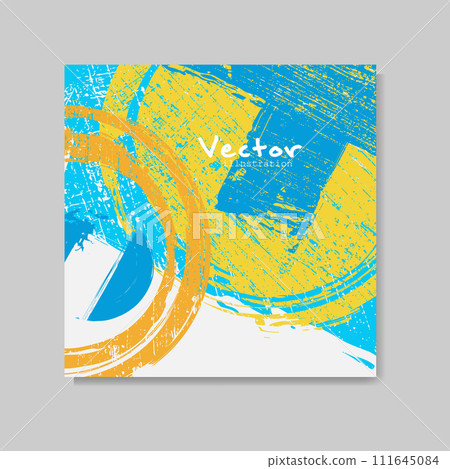 Hand Drawn Universal Card. Design for Flyers, Placards, Posters, Invitations, Brochures. 111645084