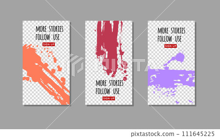 Color ink brush stroke on white background. Color ink brush stroke on white background. 111645225