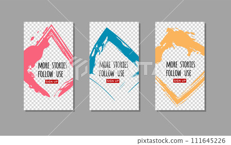 Color ink brush stroke on white background. Color ink brush stroke on white background. 111645226