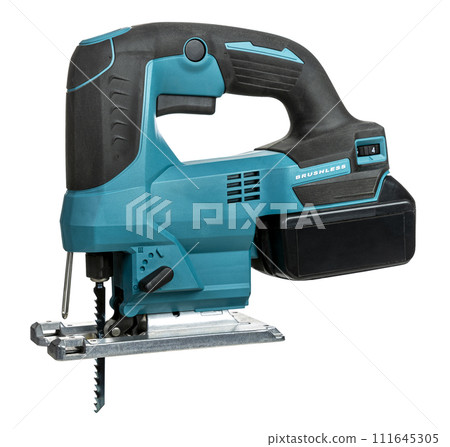 jigsaw professional cordless tool isolated 111645305