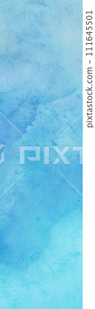 Abstract blue watercolor paint background. Vector illustration 111645501