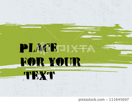 Abstract creative header. Hand Drawn ink texture. 111645697