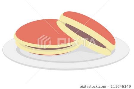 Illustration of dorayaki 111646349