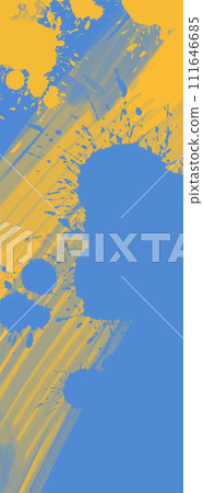 Abstract Blue Yellow paint Background. Vector illustration design Abstract Blue Yellow paint Background. Vector illustration design 111646685