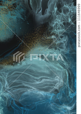 Abstract sea background. Sea abstract decoration design. Vector illustration. 111646999