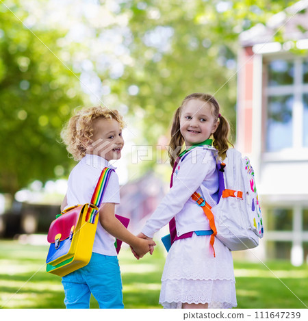 Children going back to school, year start Children going back to school, year start 111647239