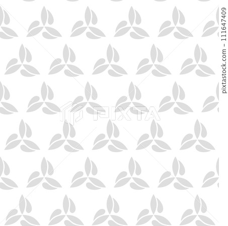 Floral Seamless Pattern With Leaves 111647409