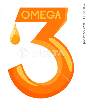 Omega 3. Vitamin drop, fish oil capsule, gold essence organic nutrition. Skin care advertising realistic vector product isolated healthy supplement yellow design Omega 3. Vitamin drop, fish oil capsule, gold essence organic nutrition. Skin care advertising realistic vector product isolated healthy supplement yellow design 111648037