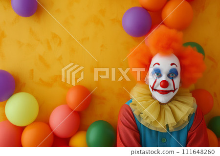 Whimsical April Fools' Day background 111648260