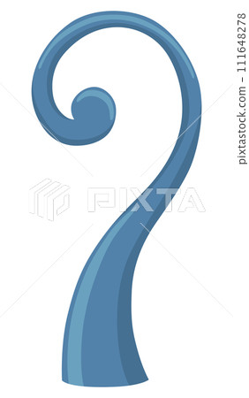Art gallery object. Exhibition in modern art style. Contemporary art gallery exhibit 111648278
