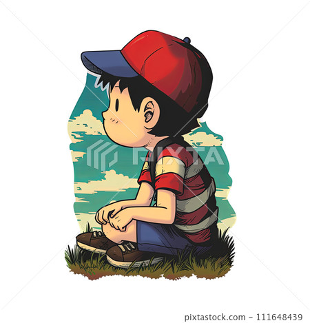 Captivating Earthbound sticker featuring the Earth. 111648439