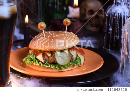 Halloween Monster Burger Halloween Monster Burger 111648826