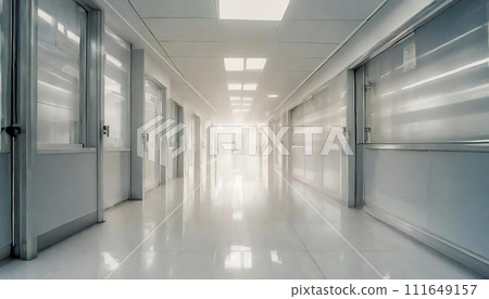 醫院、診所、護理機構走廊背景模糊 111649157