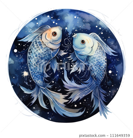 Pisces' Harmonious Dance 111649359