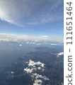 從飛機上看到的豬苗代湖和駿河灣 111651464