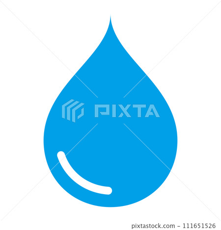 Water drop icon. Droplet icon. vector. 111651526