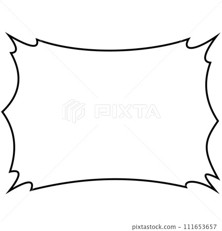 Simple speech bubble_spicy 111653657