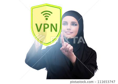 Virtual private network VPN cyber concept Virtual private network VPN cyber concept 111653747