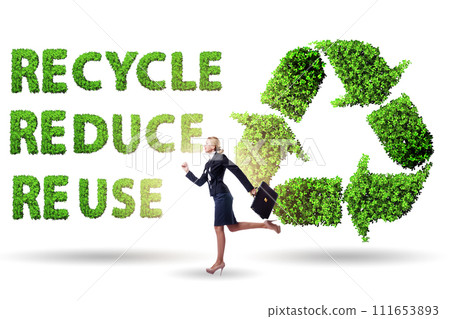 Recycling logo with ecology concept 111653893