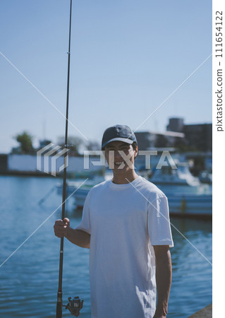 釣魚 漁夫 捕魚 111654122