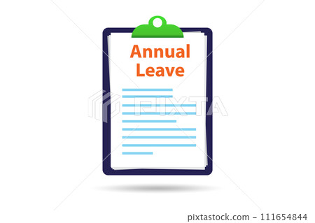 Concept of annual vacation and leave Concept of annual vacation and leave 111654844