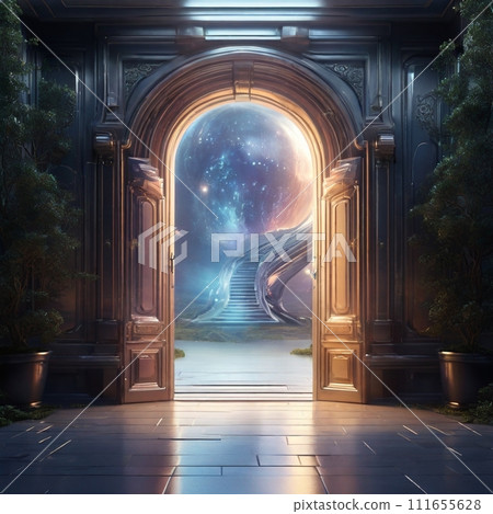 A door that connects to another world, somewhere ③ 111655628