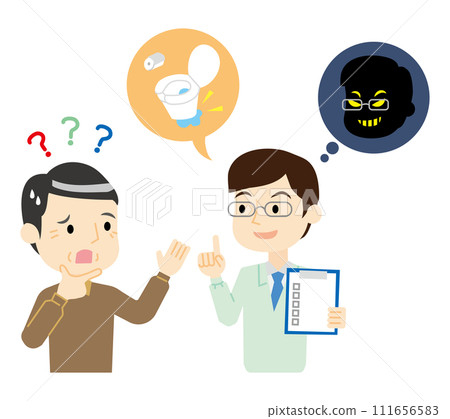 一名男子與裝修騙子交談 111656583