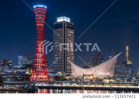 美利堅公園神戶港塔夜景 111657421