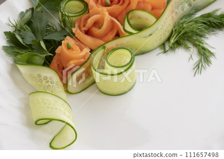 Salmon salad Salmon salad 111657498