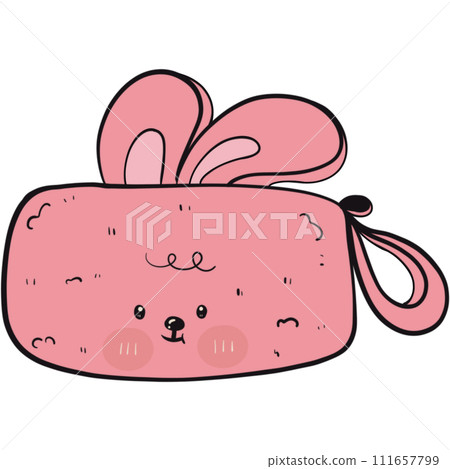 The illustration of pencil case The illustration of pencil case 111657799