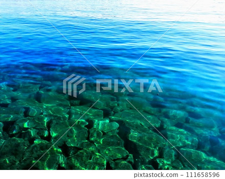 Clear blue sea "Hamajima Seaside Park" 111658596