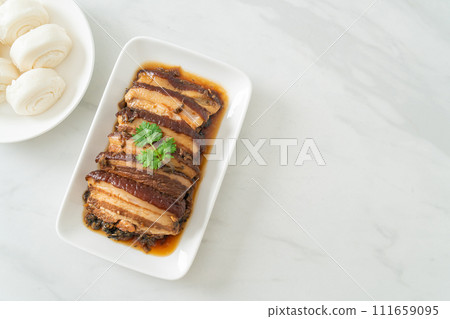 Steam Belly Pork With Swatow Mustard Cubbage Recipes or Mei Cai Kou Rou Steam Belly Pork With Swatow Mustard Cubbage Recipes or Mei Cai Kou Rou 111659095