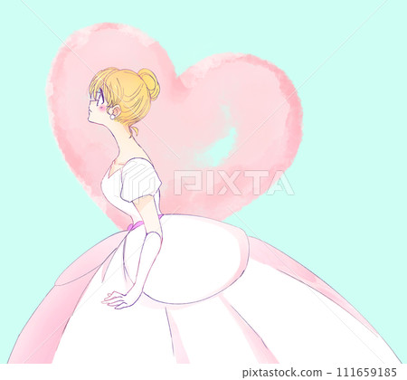 Woman in a dress, princess, blonde Woman in a dress, princess, blonde 111659185