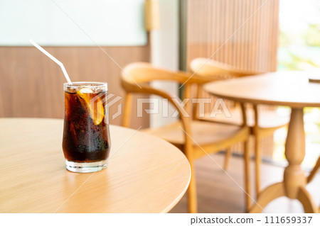 iced cola glass with ice iced cola glass with ice 111659337
