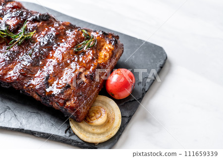 grilled barbecue ribs pork grilled barbecue ribs pork 111659339