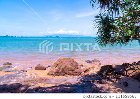 The Pink Coast or Lan Him Chomphu at Chanthaburi in Thailand 111659563