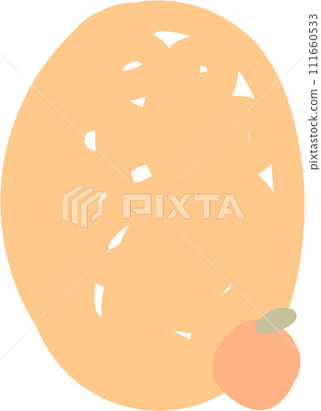 Colorful pastel orange color speech bubble balloon, icon sticker memo keyword planner text box banner, flat png transparent element design 111660533