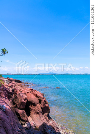 The Pink Coast or Lan Him Chomphu at Chanthaburi in Thailand 111661362