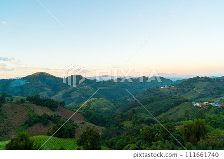beautiful mountain hill with sky beautiful mountain hill with sky 111661740
