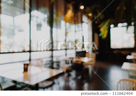 abstract blur coffee shop cafe and restaurant for background 111662404