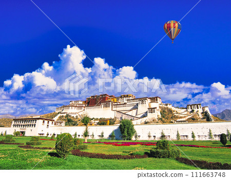 View of the Potala Palace in Lhasa, Tibet View of the Potala Palace in Lhasa, Tibet 111663748