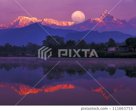 從博卡拉看安納布爾納峰山脈 111663753