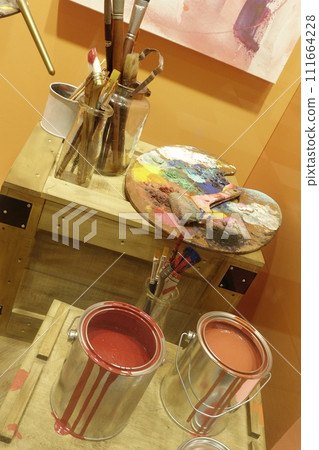 Creating a painting Creating a painting 111664228