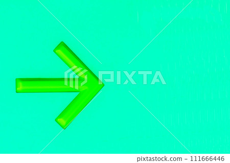 Emerald banner with a green arrow indicating the direction for your events Emerald banner with a green arrow indicating the direction for your events 111666446