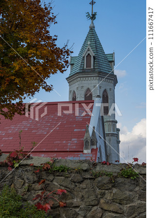 Catholic Motomachi Church in Motomachi, Hakodate City, Hokkaido, Japan Catholic Motomachi Church in Motomachi, Hakodate City, Hokkaido, Japan 111667417