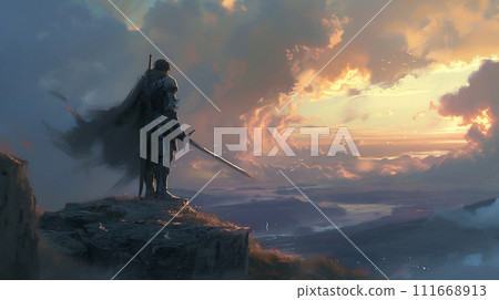 騎士插畫 騎士插畫 111668913