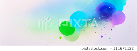 Abstract watercolor background in rainbow colors. Generative AI. Abstract watercolor background in rainbow colors. Generative AI. 111671128