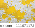 White and yellow textured wall background painted. 111671178