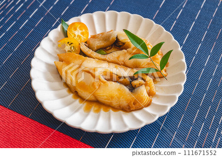 Boiled of flatfish Boiled of flatfish 111671552