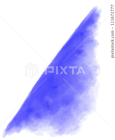 Watercolor wet painting colour blending elements dots brush stroke angle line background illustration art 111672777
